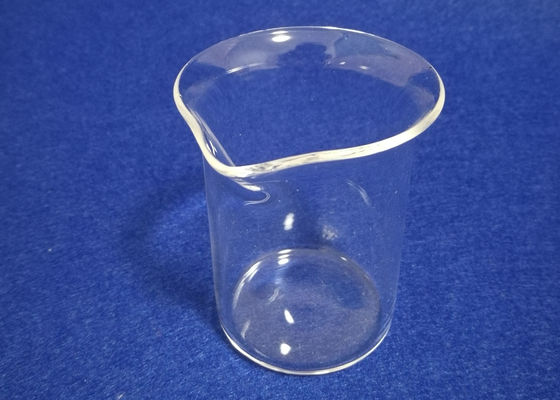 บีกเกอร์แก้วหลอมควอตซ์ใสขนาด 50 มล. พร้อมบริการ Custom Spout ผู้ผลิต