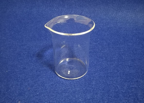 บีกเกอร์แก้วหลอมควอตซ์ใสขนาด 50 มล. พร้อมบริการ Custom Spout ผู้ผลิต